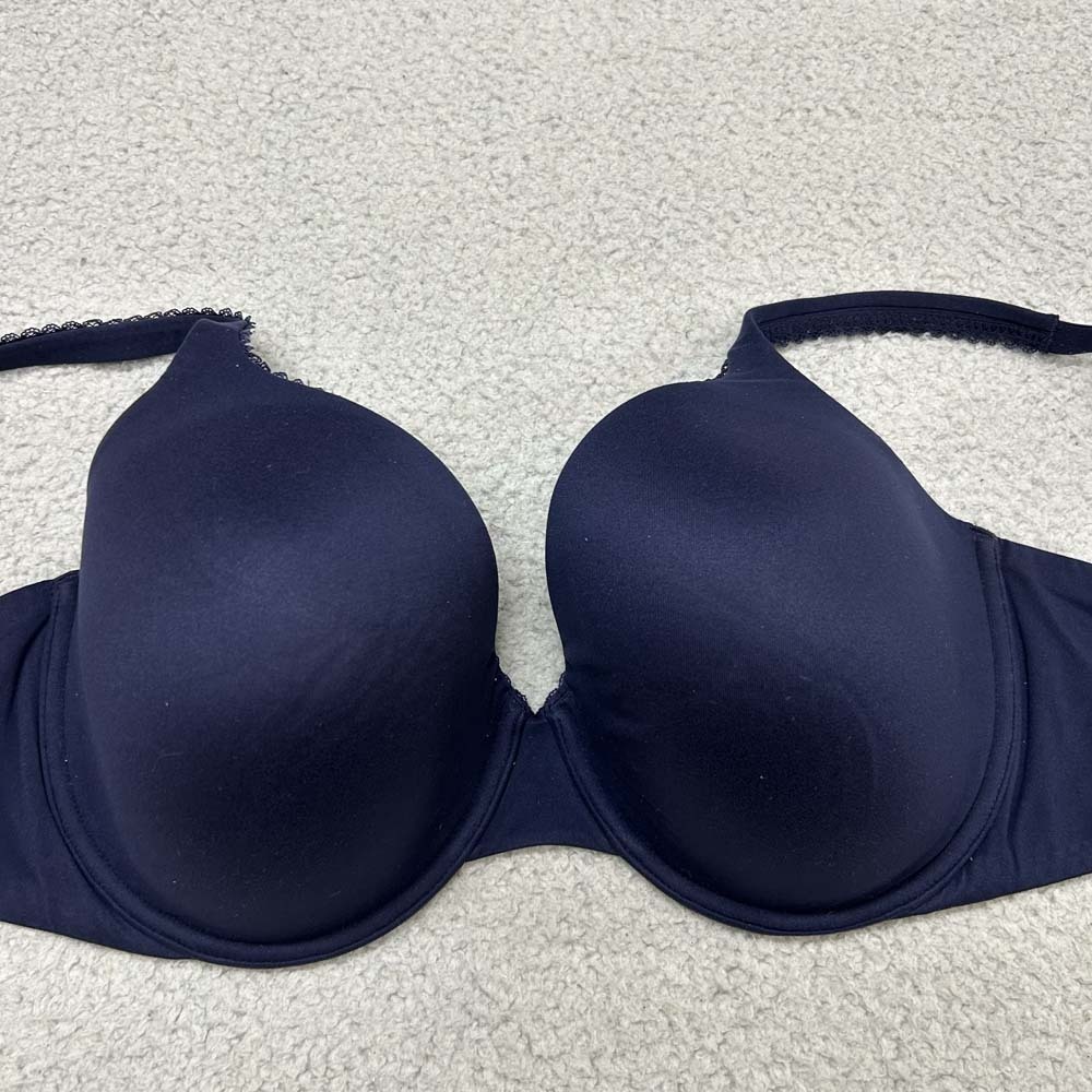 Victoria's Secret Bra 38DD Full Coverage Body By Victoria Lined Underwire Navy